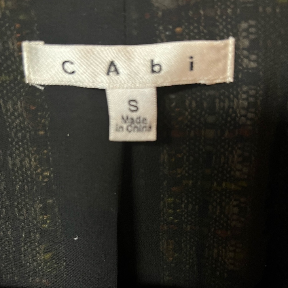 CAbi Black and Gold Tweed Blazer - Picture 3 of 5